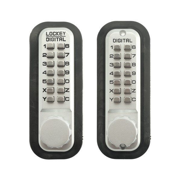 Lockey 2210DC Series Keyless Deadbolt Double Combination Mechanical Lock (Marine Grade, Double Combination) - 2210-MG-DC