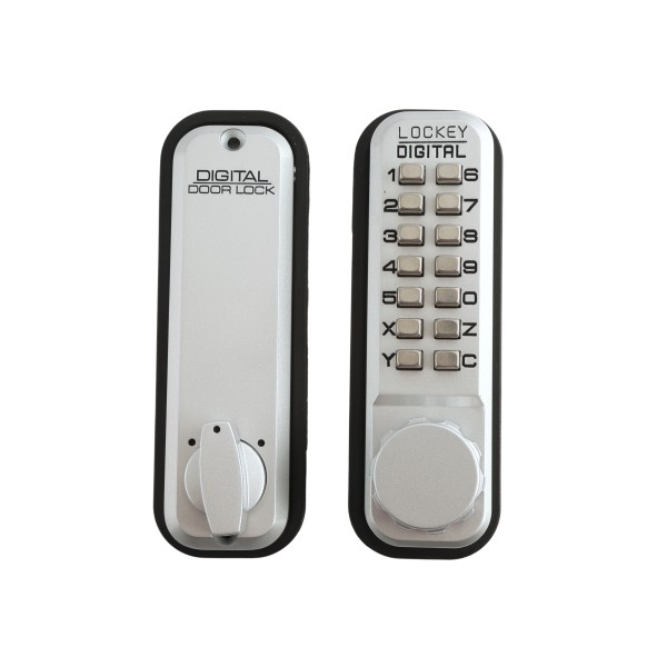 Lockey 2900 Series Mechanical Keyless Narrow Stile Deadbolt Lock (Marine Grade, Single Combination) - 2900-MG-SC