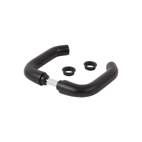Black anodized aluminum handle pair with 60 mm follower