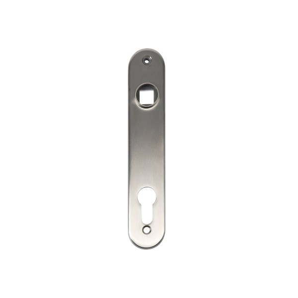 Aluminum cover shields for insert locks - Silver (2 pieces)