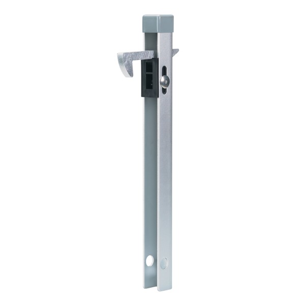 Gate hold-back catch hot-dip galvanized - For gate profiles with a max. width of 2"