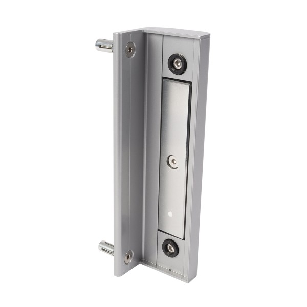 Built-in electro-magnetic lock for swing gates in RAL 9005