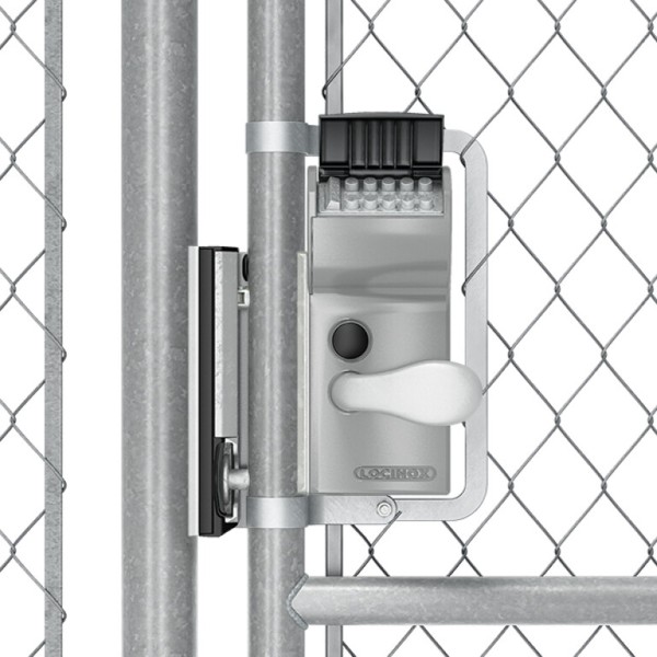 Chain link tension bar adaptor for mechanical code locks
