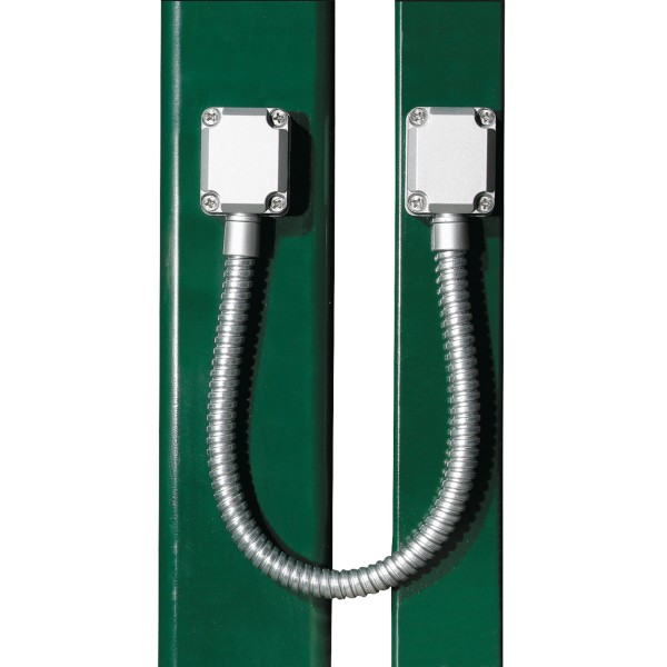 Stainless steel flex cable, 17-3/4" Long