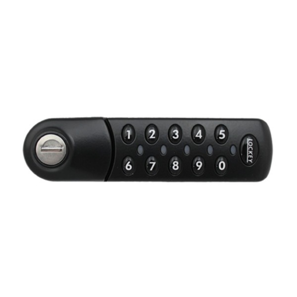 Lockey EC780 Series Standard Digital Electronic Cabinet Lock (Black, Right-Handed Orientation) - EC780-B-R