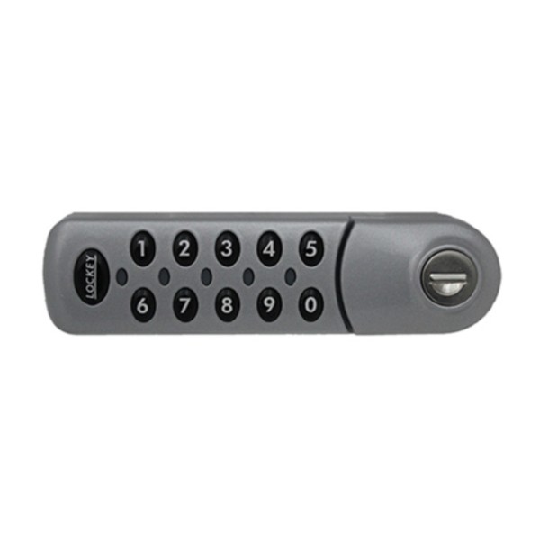 Lockey EC780 Series Standard Digital Electronic Cabinet Lock (Silver, Left-Handed Orientation) - EC780-S-L