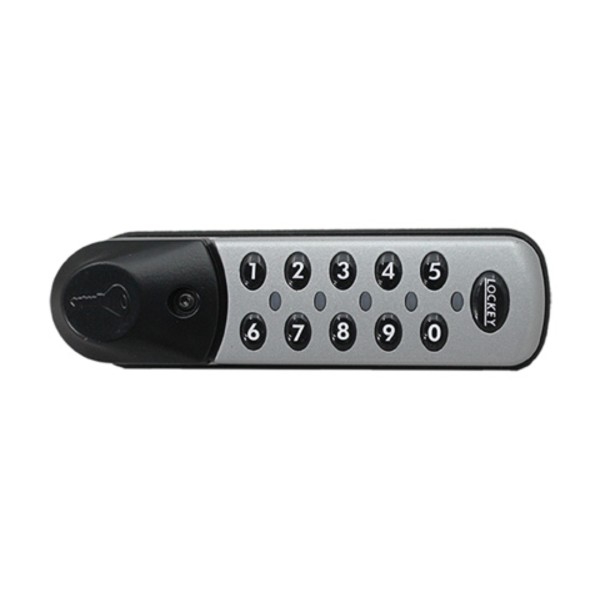 Lockey EC781 Series Digital Electronic Cabinet Lock For Wet or Chlorinated Areas (Silver, Right-Handed Orientation) - EC781-S-R