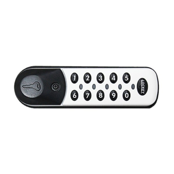 Lockey EC781 Series Digital Electronic Cabinet Lock For Wet or Chlorinated Areas (White, Right-Handed Orientation) - EC781-W-R