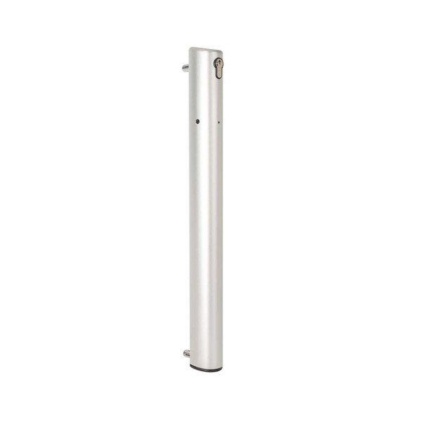 Motorized electrical drop bolt with bolt position detection and Fail Close functionality - Silver