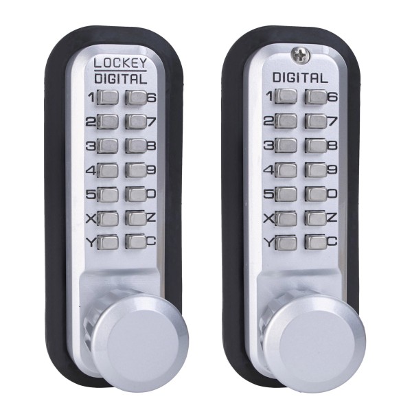 Lockey 2830DC Series Mechanical Keyless Knob-Style Double Combination Lock With Passage Function (Marine Grade, Double Combination) - 2830-MG-DC