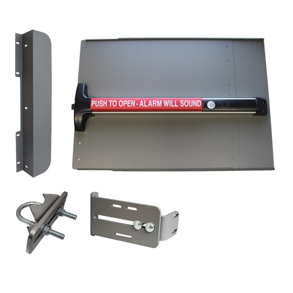 Lockey ED43S Edge Panic Shield Value Kit (Silver) - ED43S