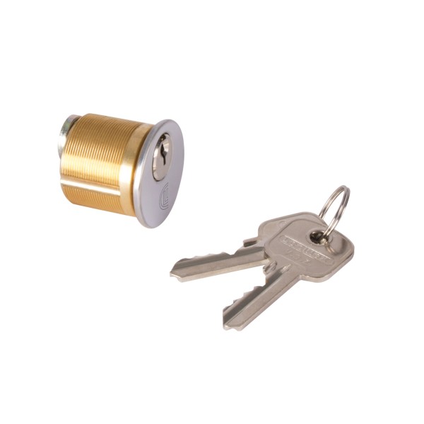 Mortise cylinders set, Cylinder keyed to differ