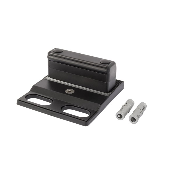 Bolt-on off-centered ground stop