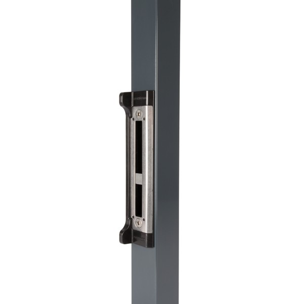 Insert stainless steel strike for Fortylock, Fiftylock and Sixtylock - For square gate profiles 1-1/2"