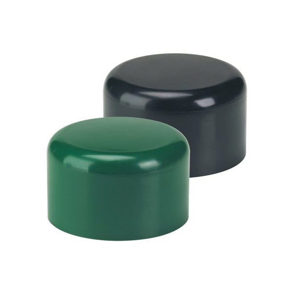 Post caps For round profiles ? 1-1/2" in RAL 9005