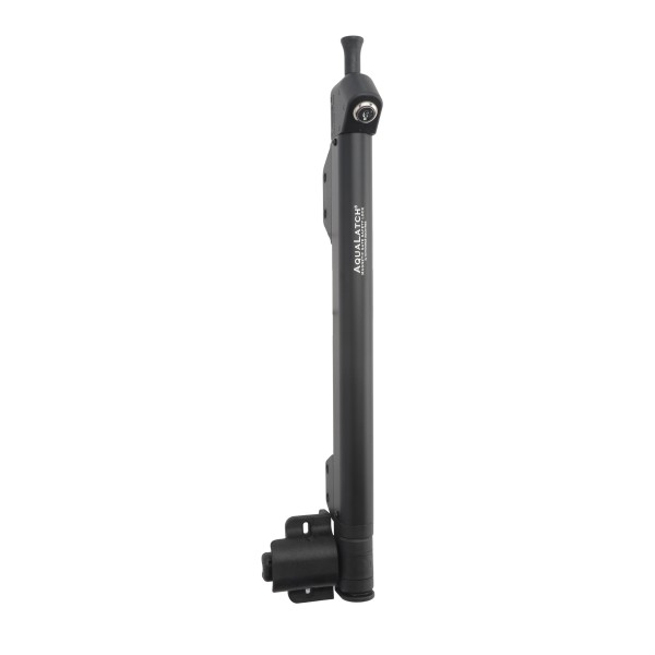 Nationwide AquaLatch 20" Magnetic Safety Gate Latch with Alarm for Pool Gates - Keyed Alike (Black)