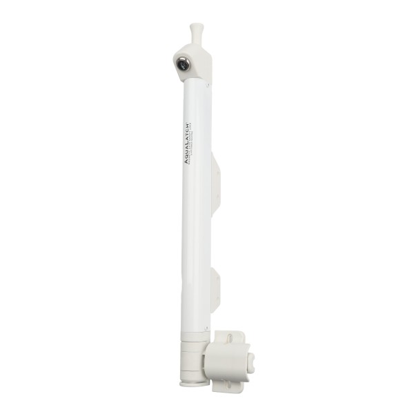 Nationwide AquaLatch 20" Magnetic Safety Gate Latch with SafeAlert for Pool Gates - Keyed Alike (White) (Default)