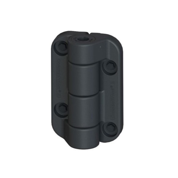 Nationwide Black Cornerstone Self-Closing w/ Leg Option Hinge - C2H120NB-SD-BK 