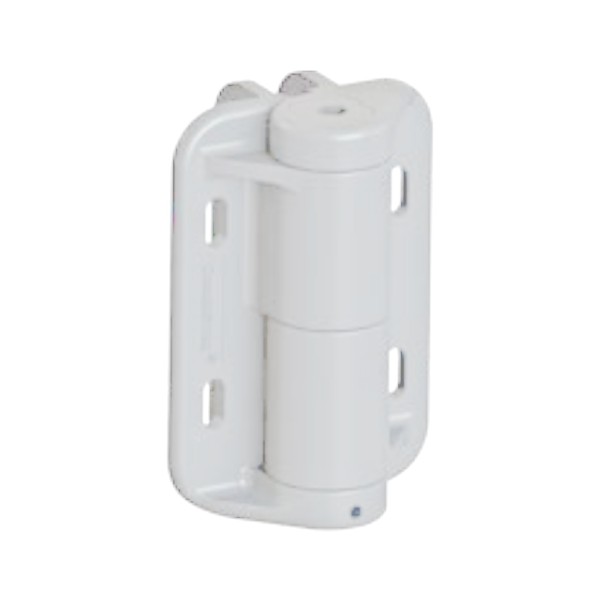 Nationwide Zinc-Plated Cornerstone Non-Adjustable Self-Closing Hinge - White - CH090-ZD-WH