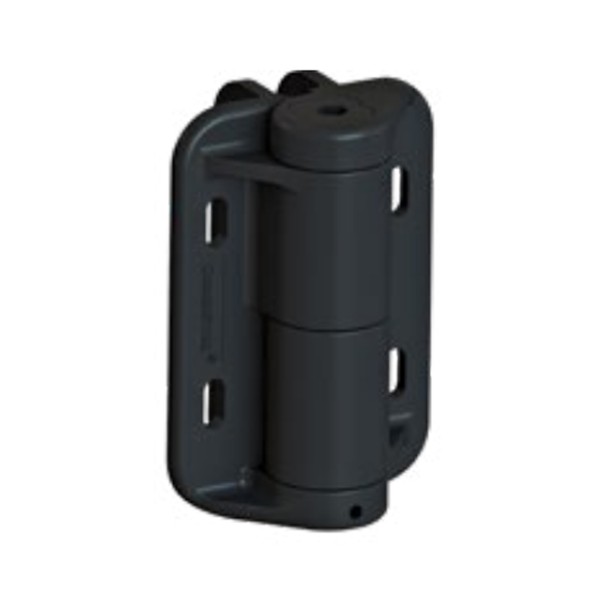 Nationwide Black Zinc-Plated Cornerstone Non-Adjustable Self-Closing Hinge - CH090-ZD-BK 