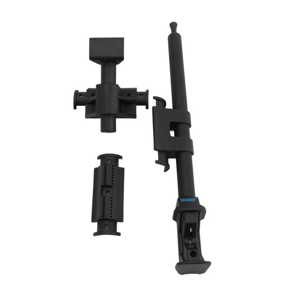 Nationwide Zip-Latch 20" Top Pull Heavy-Duty Gravity Latch for Chain Link Fence Pool Gates (Black)