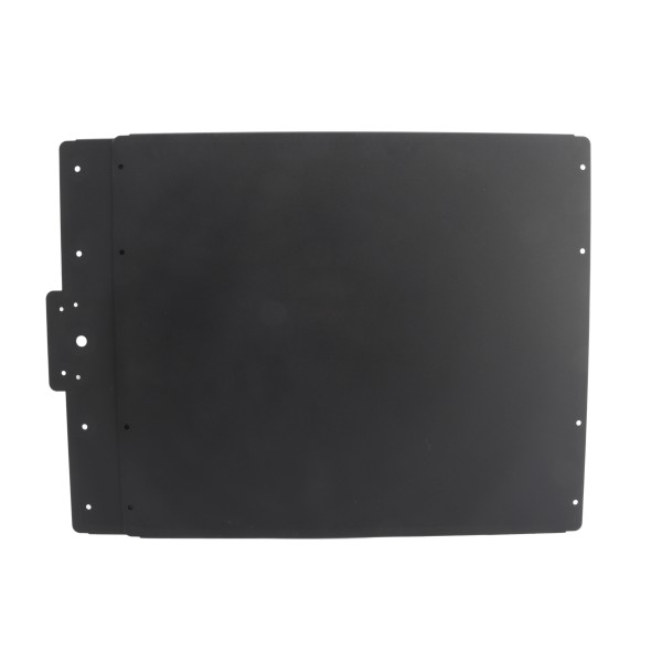 Lockey 24" EDGE Style Panic Shield 3x1, Predrilled To Fit PB1100, PB2500 & V40 Series Panic Bars (Black) - ED3X1BLACK24INCH (Panic Exit Hardware)