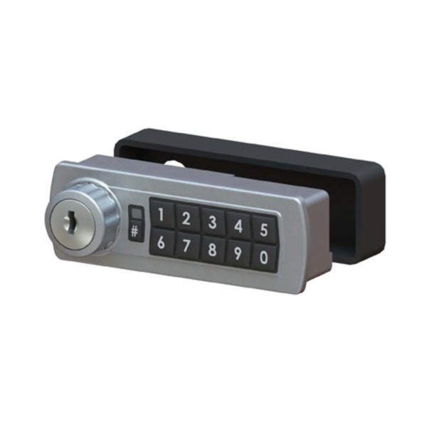 Lockey Gemini Electronic Keypad Combination Lock - GE370 (Silver Horizontal Model Shown)