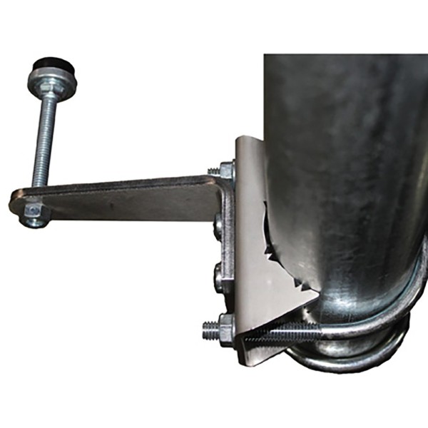Lockey Gate Stop With 3" U-Bolt for Chain Link Gates