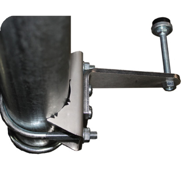 Lockey Gate Stop With 4" U-Bolt for Chain Link Gates - GS-LINX4INCH