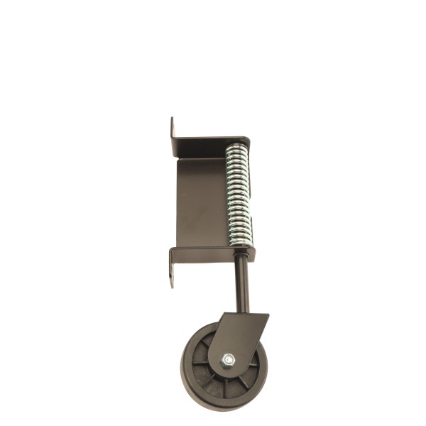 Nationwide Heavy Duty 360&deg; Swivel Swing Gate Wheel for Wood Gate Frames | Powder-Coated Black - GW2-BK
