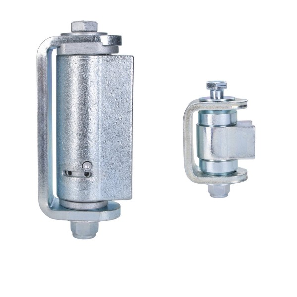 Nationwide Heavy-Duty Ball Bearing Gate Hinge - Unpainted Steel Weld-On Body & Unpainted Steel Weld-On Yoke (Pair)
