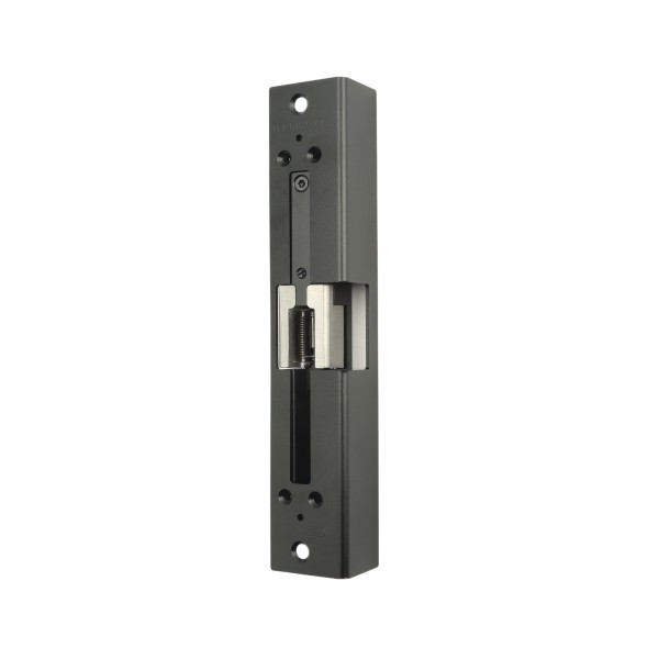 Locinox Built-In Electric Keep for Fortylock, Fiftylock, Sixtylock Insert Locks, 2" Profiles, Fail-Close (RAL 9005 Jet Black) - INTRALEC-Z-50-E-9005