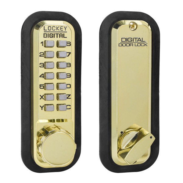 Lockey 2210KO Series Mechanical Deadbolt Lock With Key Override - 2210KO (Single Combination Shown)