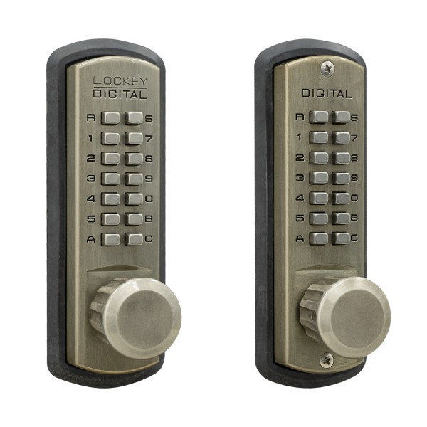 Lockey 3830 Series Mechanical Keyless Knob-Style Lock With Passage Function - 3830 (Double Combination)