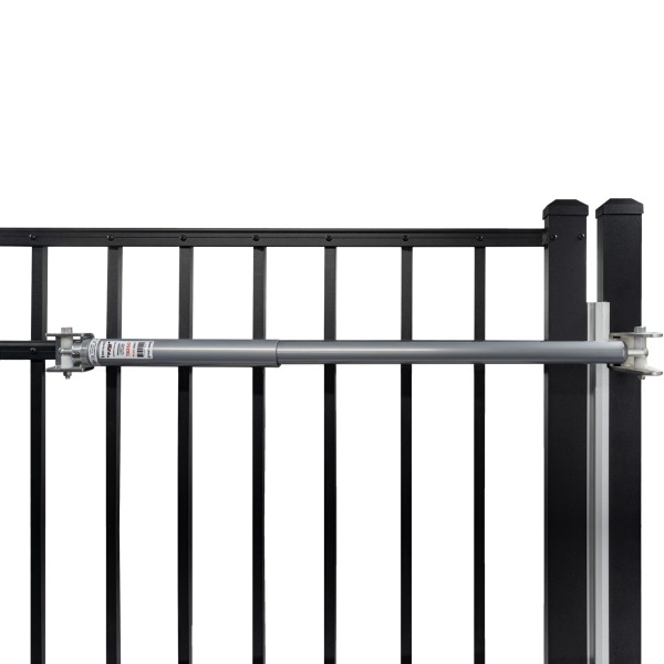 Lockey TB250 Adjustable Hydraulic Gate Closer For Gates Weighing 50-125 lbs. (Grey) - TB250G