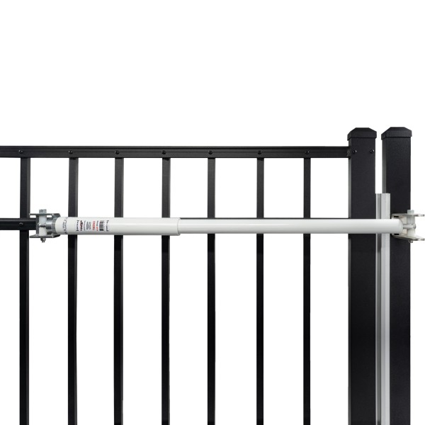 Lockey TB250 Adjustable Hydraulic Gate Closer For Gates Weighing 50-125 lbs. (White) - TB250W