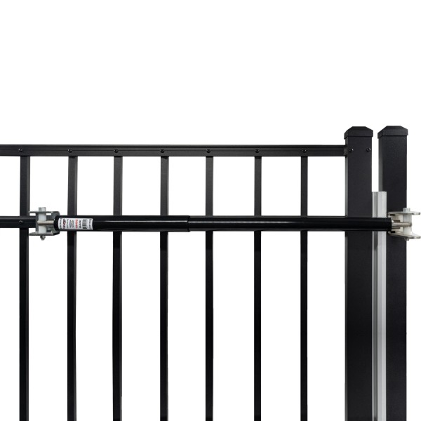 Lockey Steel Hydraulic Gate Closer for Gates 75-175 lbs. (Black) - TB400