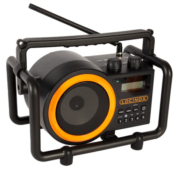 Locinox Portable Site Radio with Rechargeable Batteries - RADIO