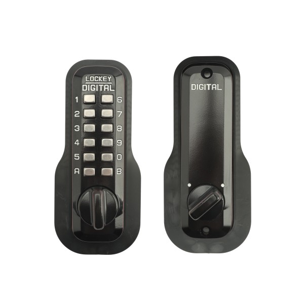 Lockey M210 Keyless Mechanical Single Combination Deadbolt Lock - Oil Rubbed Bronze