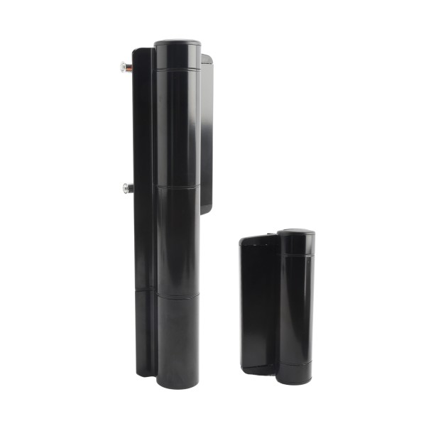 Locinox Mammoth HD Ultra Heavy Duty 180° Hydraulic Gate Closer and Hinge (440lbs Capacity, RAL9005 Black) - MAMMOTH-HD-9005 (Default)