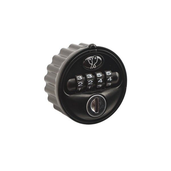 Lockey MC728 Mechanical Cam Lock for Cabinets and Enclosures - Black