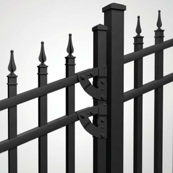 Nationwide 3-Rail Steel Gate Kit - Fits 1.5" Sq. Post & 1.0" Sq. Frame for Aluminum & Steel Gates