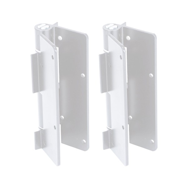 Nationwide 5 3/4" Self-Closing Adjustable Spring-Tension Hinge Pair - White - NW094L-2S-WH