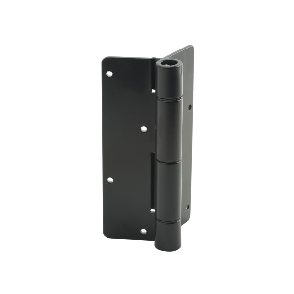 Nationwide 5-3/4" x 1 3/4" Flange Self-Closing Adjustable Spring-Tension Hinge (Black) - NW094L-BK