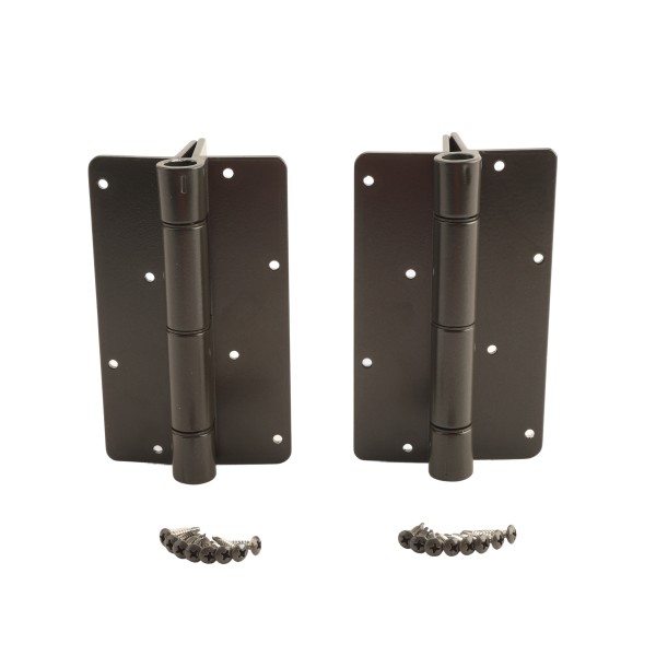 Nationwide 5-3/4" x 1 1/2" x 1 1/2" Self-Closing Adjustable Hinge Pair - Bronze - NW095-2S-BZ