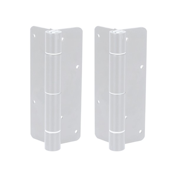 Nationwide 1 1/2" x 5/16" Self-Closing Adjustable Hinge Pair - White - NW096-2S-WH