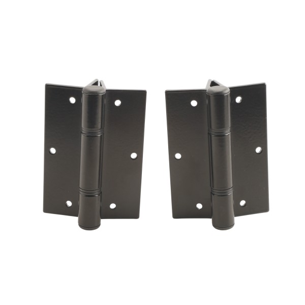 Nationwide 4" Non Self-Closing Aluminum Hinge Pair - Black - NW149-2S-26