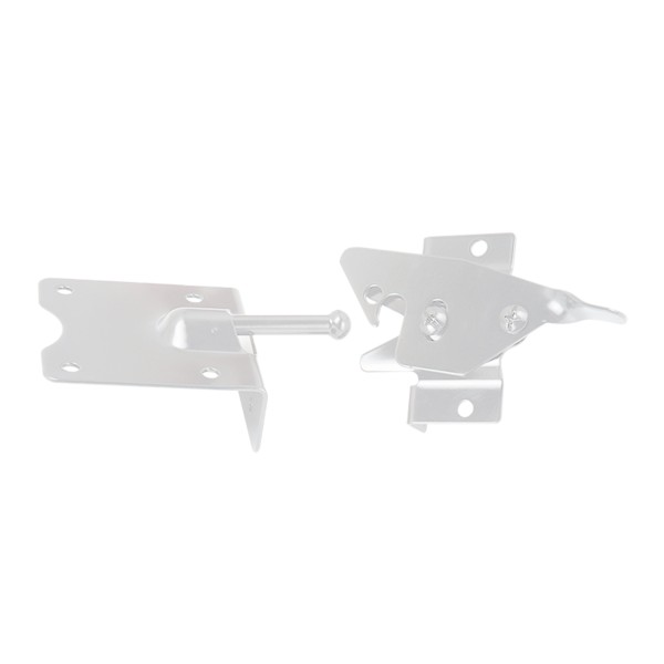 Nationwide Dg Latch w/ Ball Stainless Steel - White - NW170SB-SSW