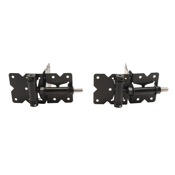 Nationwide Stainless Steel Adjustable Self-Closing Hinge w/ Stainless Steel Screws - Black - NW171NASCA-SSB