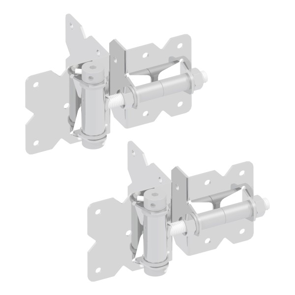 Nationwide Self-Closing Standard to Narrow Adjustable Hinge w/ Stainless Steel Screws - White - NW171SCP2-SSW